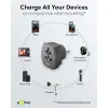 Reisiadapter EU pistik -> universaalne pesa (US, UK, AU, IT, šveits, Jaapan), must
