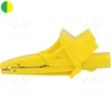 Alligator terminal/clamp isolated 5004 Yellow/green