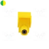 Alligator terminal/clamp isolated 5004 Yellow/green