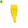 Alligator terminal/clamp isolated 5004 Yellow/green