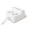 Double socket outlet ~ 16A ~ with double USB charging portup to 2.5A