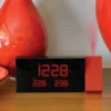 Oregon Projection clock temp inside/outside, Red