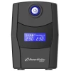UPS 800VA 480W with 12V 7.2Ah battery, 2*euro socket, LCD, USB