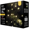 Jõuluvalgustus 24m 240-LED soe valge, juhe 5m 230VAC IP44