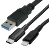 USB-C, Lightning, Micro-USB, USB kaablid