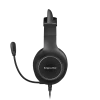 Kruger&Matz Gamer Kids mänguri kõrvaklapid lastele, üle kõrva, mustad