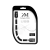 USB to micro USB cable, male to male, 1.8m Kruger&Matz
