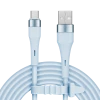 Кабель USB - microUSB 1 м силиконовый синий Kruger&Matz Basic