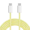 USB Type-C – USB Type-C kaabel 60 W 1 m kollane Kruger&Matz Basic