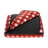 Teesa Picnic Blanket with Insulation 200x300 cm - Red Checkered