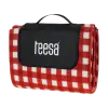 Teesa Picnic Blanket with Insulation 200x300 cm - Red Checkered