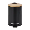 Bathroom trash can 3l (black)