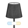 LED laualamp Rebel must puutundlik