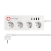 Kruger&Matz power strip 4 German-type sockets and 4xUSB 2100 mA Connect P6 Tuya
