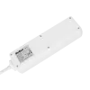 4-pesaline 2m Saksa tüüpi pikendusjuhe ilma lülitita (3x1,5mm) Rebel valge