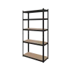 Metal storage shelf 180x90x40 black Rebel