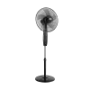 Teesa Standing Fan with Remote Control, Black