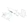 PNI SWPOE16 PoE-switch 16 10/100Mbps pordi ja 2 10/100/1000Mbps pordiga