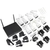 PNI House WiFi660 NVR videovalvesüsteemi komplekt, 8 kanalit ja 8 juhtmevaba välikaamerat 3MP, P2P, IP66