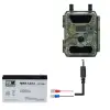PNI Hunting 400C PRO 24MP Hunting Camera Kit with 7.2Ah Battery and Power Cable
