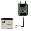 PNI Hunting 400C PRO 24MP hunting camera kit with 18Ah battery and power cable