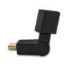 Qoltec HDMI adapter A male HDMI A female angle rotation