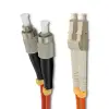 Qoltec Patchcord fiber optic LC/UPC - FC/UPC Multimode 50/125 OM2 Duplex 2m