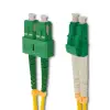Qoltec Patchcord fiber optic SC/APC - LC/APC Singlemode 9/125 G652D Duplex 1m