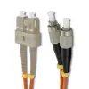 Qoltec Patchcord fiber optic SC/UPC - FC/UPC Multimode 50/125 OM2 Duplex 3m