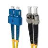 Qoltec Patchcord fiber optic SC/UPC - ST/UPC Singlemode 9/125 G652D Duplex 5m