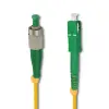 Qoltec Patchcord fiber optic FC/APC - SC/APC Singlemode 9/125 G652D Simplex 15m