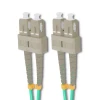 Qoltec Patchcord fiber optic SC/UPC - SC/UPC Multimode 50/125 OM4 Duplex 5m