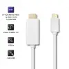 Qoltec Displayport Alternate mode USB 3.1 type C male HDMI A male 4K 2m