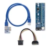Qoltec Riser PCI-E 1x - 16x ver. USB 3.0 SATA/ IDE MOLEX 4pin