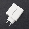 Qoltec Charger 63W 5-20V 1.5-3A USB type C PD USB QC 3.0 White