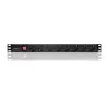 Qoltec Power strip for RACK 1U 16A PDU 8xSCHUKO 2m
