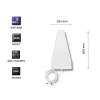 Qoltec 4G LTE Antenna 18 dBi Outdoor
