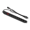 Qoltec power strip for RACK 19" 1U 10A PDU CB 8xIEC C13 2m