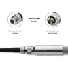 Qoltec LMR400 Coaxial Cable N Female RP-SMA Male 5m