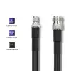 Qoltec LMR400 Coaxial Cable N Female RP-SMA Male 5m