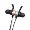 Qoltec BT 5.0 JL sports wireless headphones magnetic microphone Black