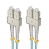 Qoltec Patchcord fiber optic SC/UPC - SC/UPC Multimode 50/125 OM4 Duplex 5m