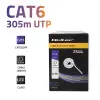 Qoltec UTP võrgukaabel CAT6 305m PVC hall
