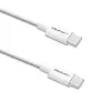 Qoltec USB 2.0 type C Cable USB 2.0 type C 60W QC 3.0 PD 1m White