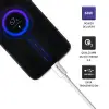 Qoltec USB 2.0 type C Cable USB 2.0 type C 60W QC 3.0 PD 1m White