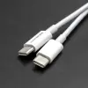 Qoltec USB 2.0 type C Cable USB 2.0 type C 60W QC 3.0 PD 1m White