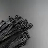 Qoltec Reusable Self-locking cable tie 7.2*150 mm Nylon UV Black