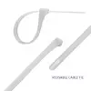 Qoltec Reusable Self-locking cable tie 7.2*300 mm Nylon UV White