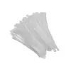Qoltec Reusable Self-locking cable tie 7.2*300 mm Nylon UV White