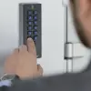 Qoltec Code lock CALISTO with RFID reader Code Card key fob Doorbell button IP68 EM